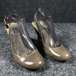 Steve Madden Shoes Womens Size 9 M P-Carsen Leather‎ Buckle Heels Pumps